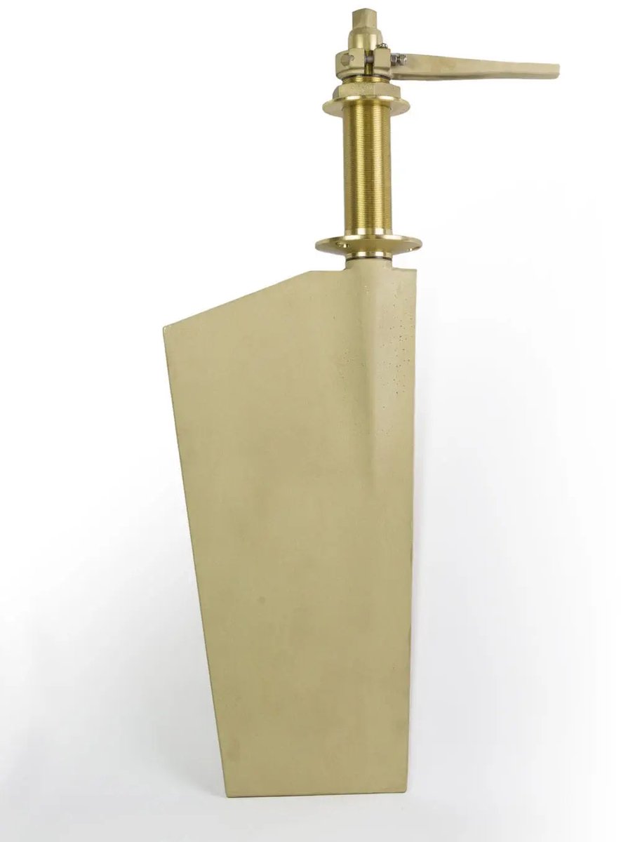 TOR Marine bronzen Roer type 40 200x450mm | P7-A0