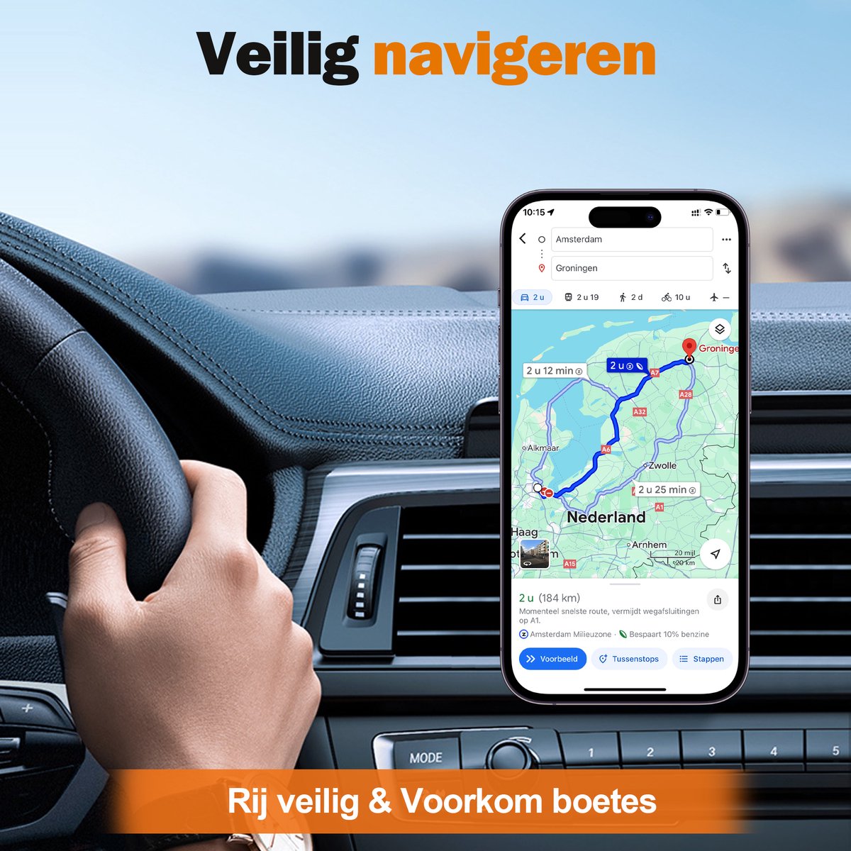 Telefoonhouder Auto Magnetisch - Dashboard - Extreem Sterke Magneet - Off-Road & Drempel Proof - GSM Houder - Telefoonhouders Auto - Auto Accessoires - Zwart — cadeau in Cadeau-ideeën - foto 3