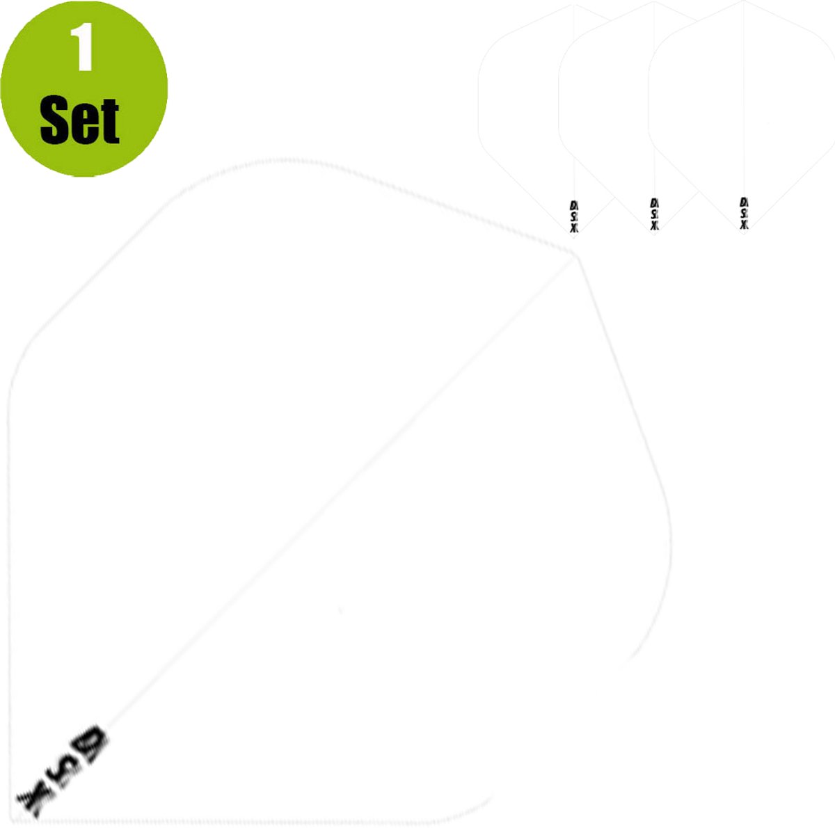 Designa DSX Dartflights - Clear
