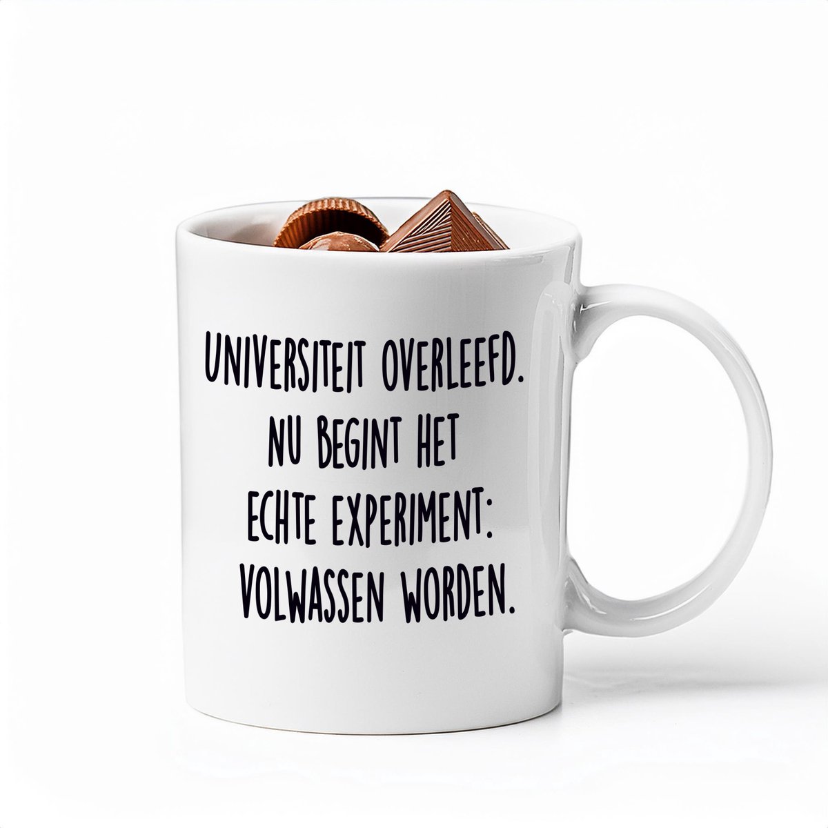 Mok - Geslaagd Universiteit - Het perfecte cadeau voor het Slagen van je Examen en het Halen van je Diploma