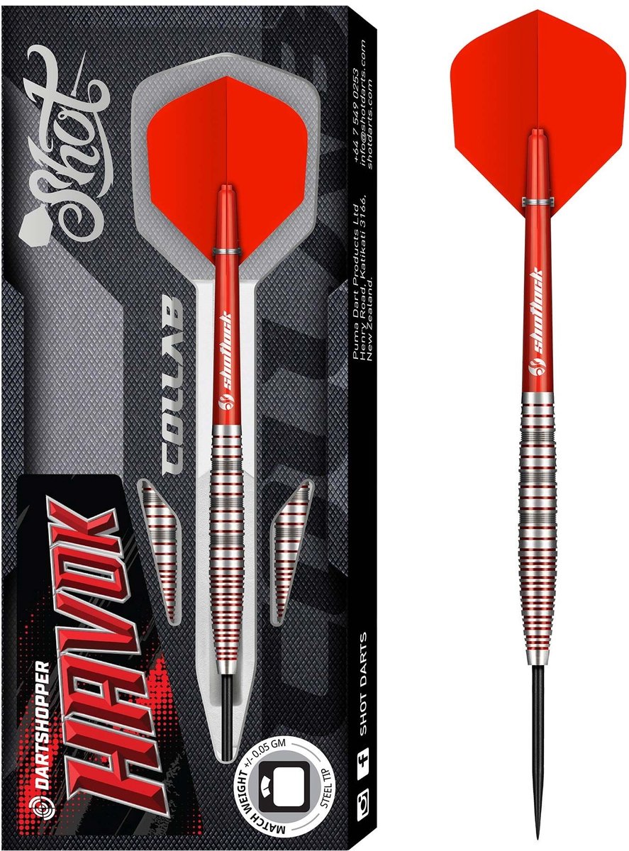 Shot Collab Havok 90% Dartshopper Exclusives - Dartpijlen