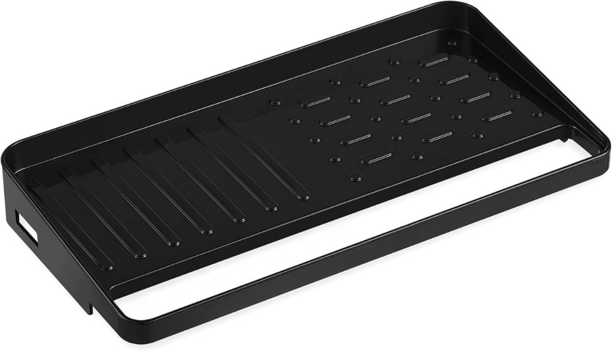 GTB® Vaatdoekhouder Gootsteen - Gootsteen Organizer - Vaatdoekhouder - Zwart - 12cm x 23cm x 4cm