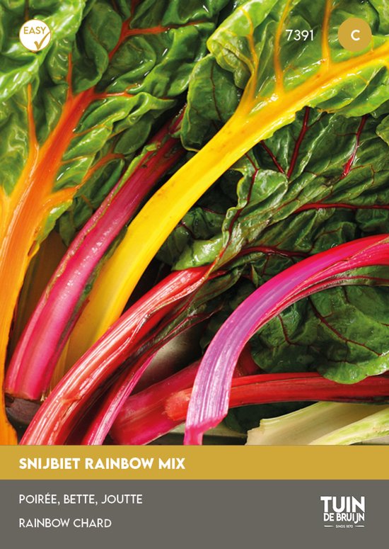 Tuin de Bruijn® zaden – Snijbiet Rainbow mix