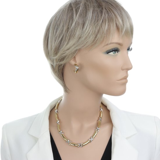 Behave – Parure de bijoux – Bicolore – Couleur or Couleur argent – ​​Elegant – Sans nickel