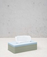Tissue Box Houder Eenvoudige katoenen touw handgeweven tissue opbergdoos, creatieve desktop opbergdoos, papierlade wasbaar Tissue Box Deksel(Wit