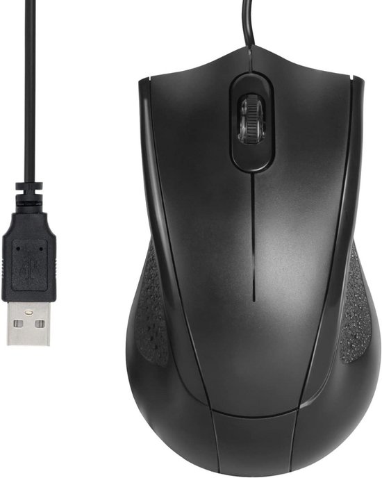 Lexium Computermuis met Draad - Computer Muis met Draad - Muis met Draad voor Laptop of PC