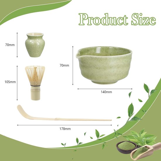 Matcha Set - Matcha Theeset 7-delige Gardeset, Matcha Accessoires Matcha Set - Matcha Theeset 7-delige Gardeset, Matcha Accessoires