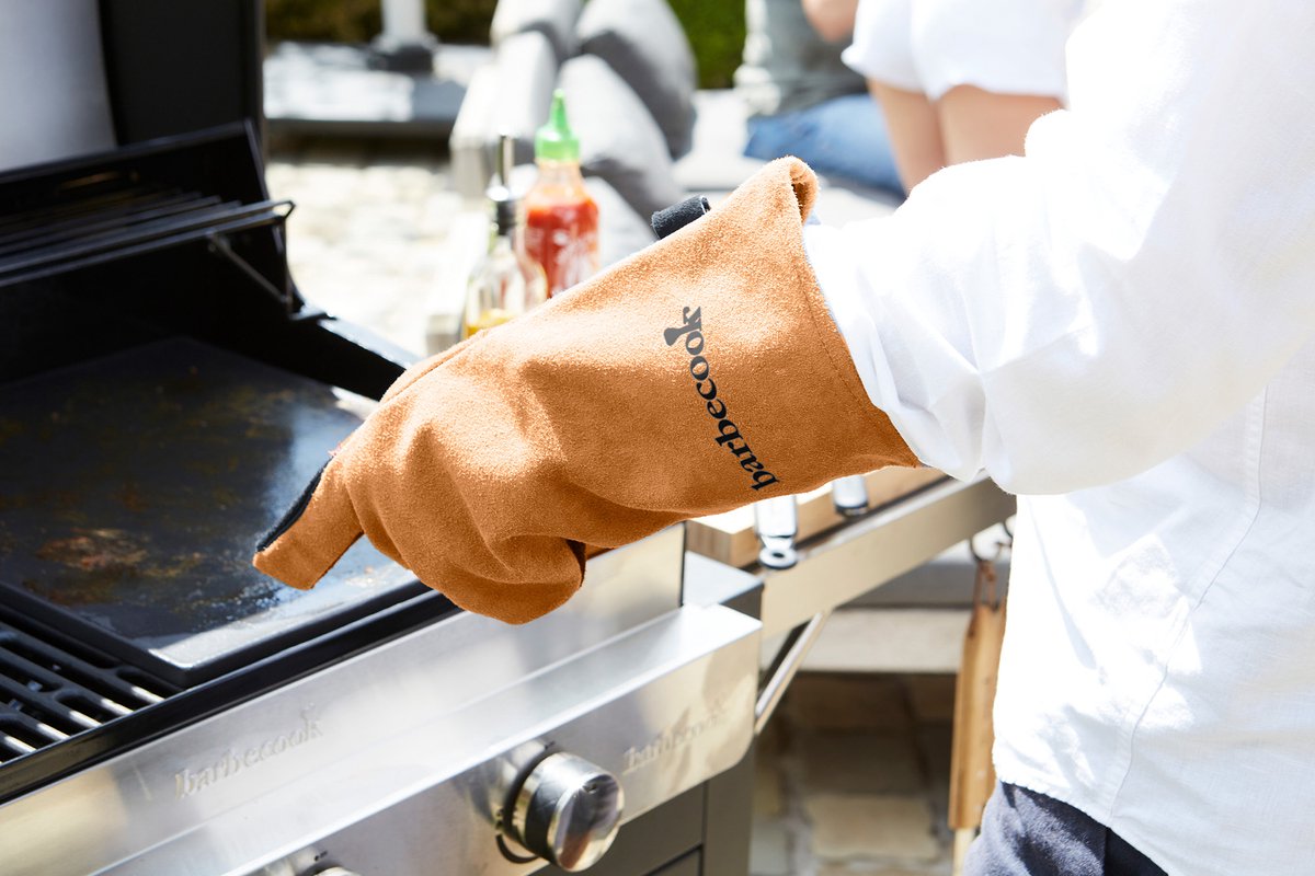 Barbecook Lot de 2 gants souples en cuir