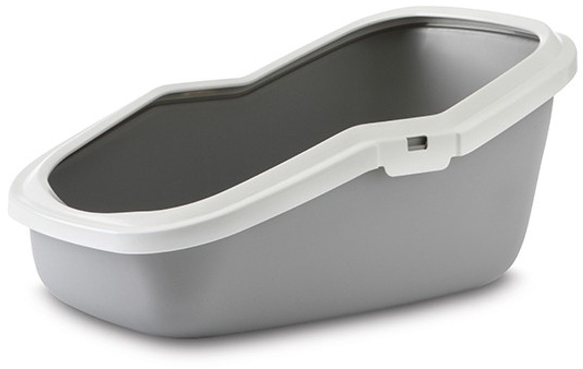 Savic Aseo - Kattenbak - Grijs/Wit - 56x39x275 cm