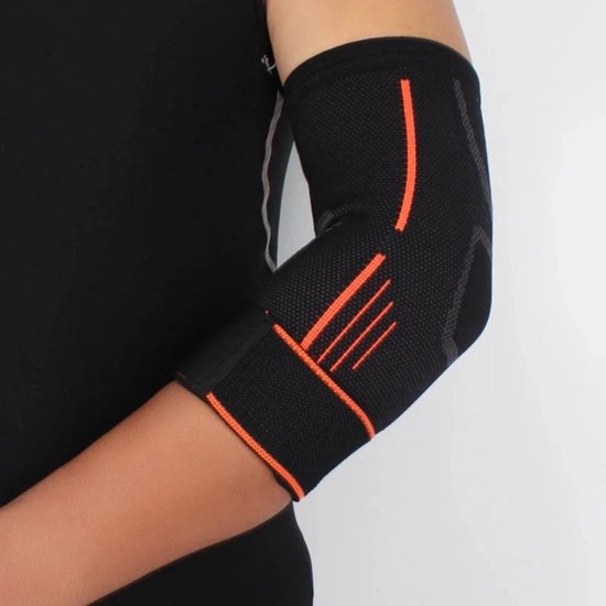 Foto: Premium fitness elleboogbeschermer verlicht pijn en ondersteun gewrichten ideaal voor tendinitis en tenniselleboog
