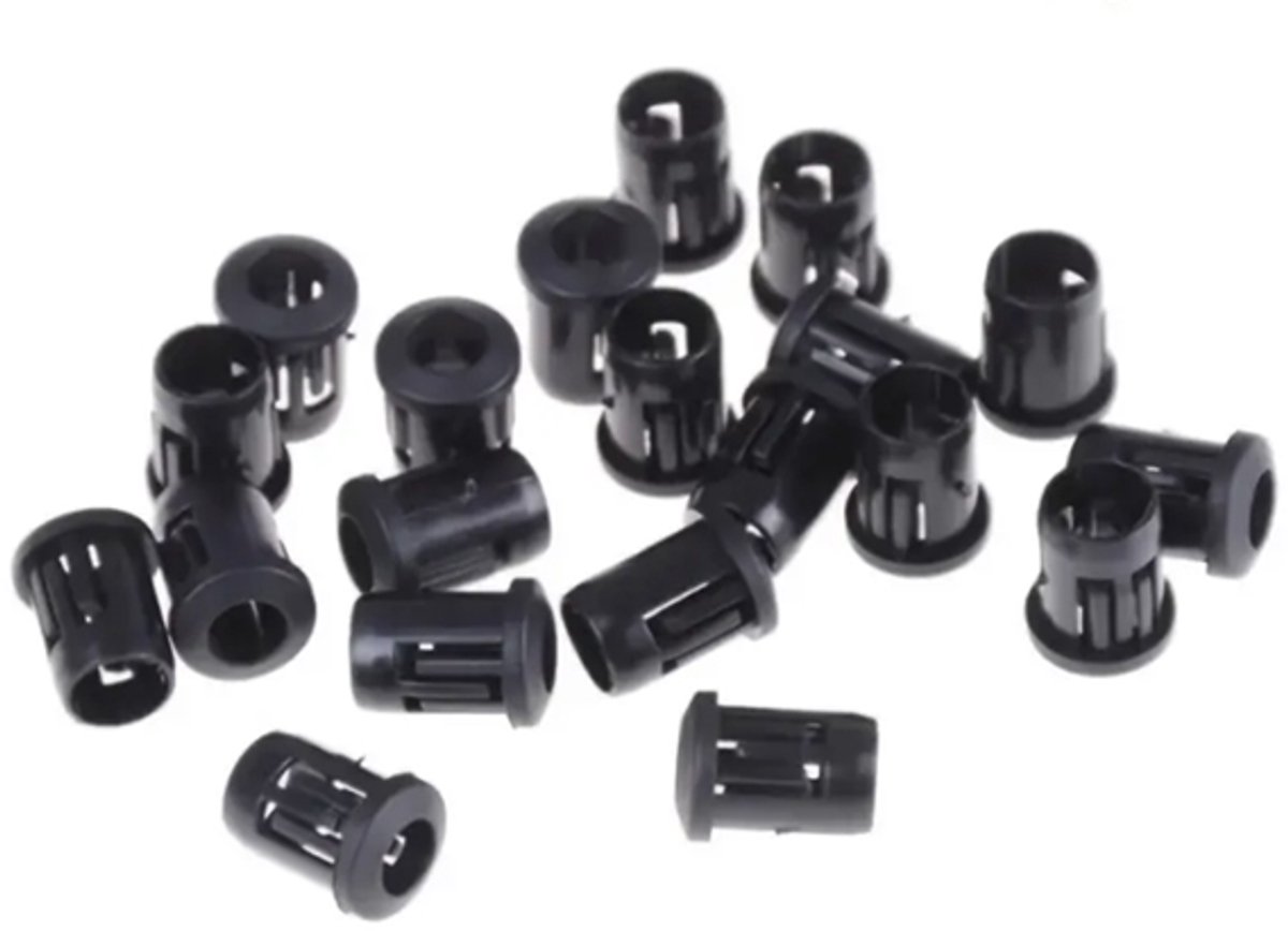 3mm LED Houders – Kunststof Montageclips voor LED’s – 20 Stuks