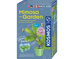 KOSMOS Mimosa Garden - Experimenteerset - Kweek Je Eigen Gevoelige Mimosa Planten - Mini Kas Inclusief Zaden - Ontdek Hoe Planten Reageren op Aanraking - STEM Speelgoed - Vanaf 6 Jaar