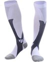 KANGKA Compressiekousen - Compressie sokken Maat 35 tot 38 (S/M) - Steunkousen - Wit