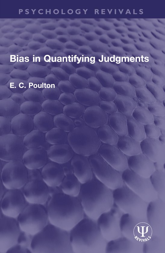 Psychology Revivals- Bias in Quantifying Judgments - cover