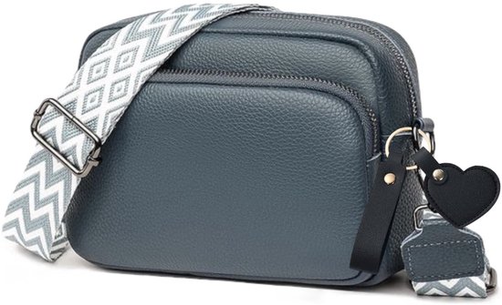 Coolives Tote Boodschappentas van PU-leer voor dames, verticaal, schoudertassen met schouderriem, Damascus, Donkerblauw, Eén maat, Boodschappentas