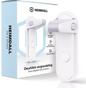 Heimdall® Deurklink Vergrendeling - Extra Sterk 3M Deurslot, Wit