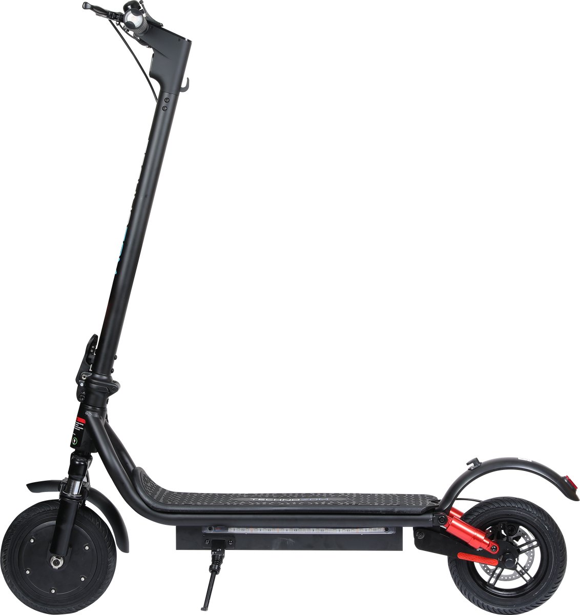 Afbeelding 3 van Techno MAX® - Elektrische Step met Voor/Achter Vering - Richtingaanwijzers - 25 km/u - Bereik tot 30km - Met Smart APP - 8,5” Anti-lek Banden - Zwart