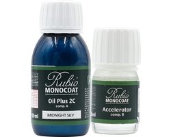 Rubio Monocoat Oil Plus 2C - Houtolie Binnen - Midnight Sky - 130 ml
