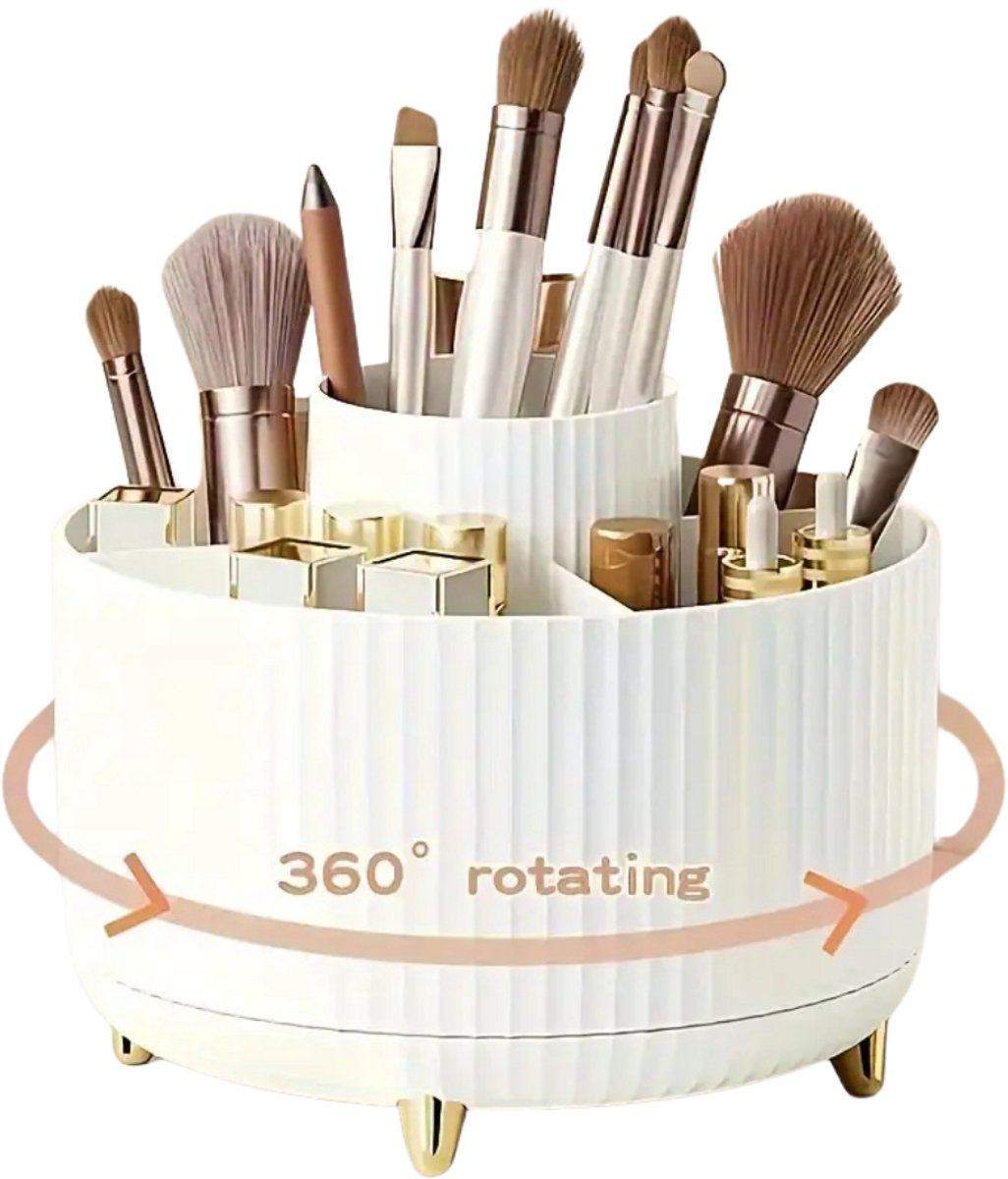 Nivard make Up Organizer - Koffer - Tas - Makeup - Lades - Skincare - Cosmetica - Wit