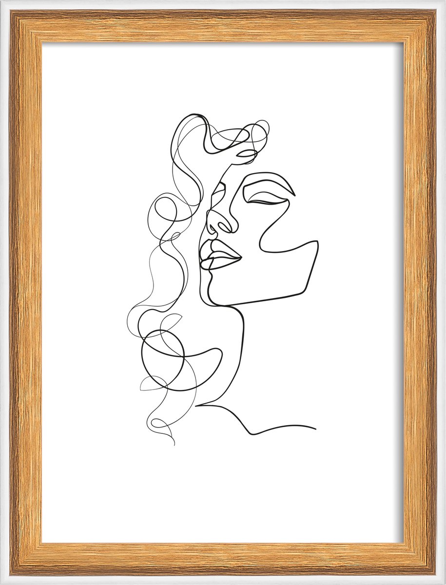 Walther Silhouette - Houten lijst - Fotoformaat 13x18 cm - Natuur