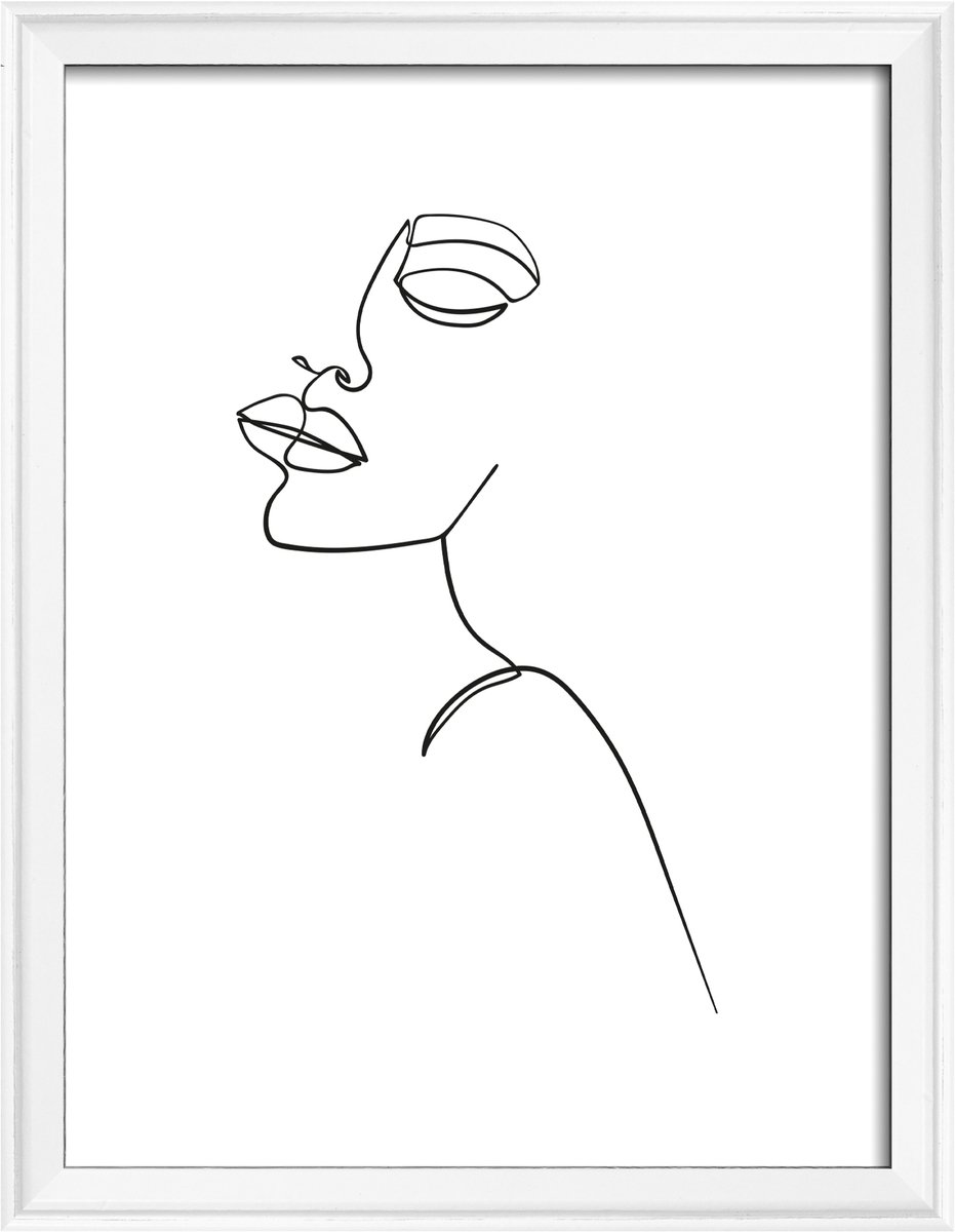 Walther Silhouette - Houten lijst - Fotoformaat 15x20 cm - Wit