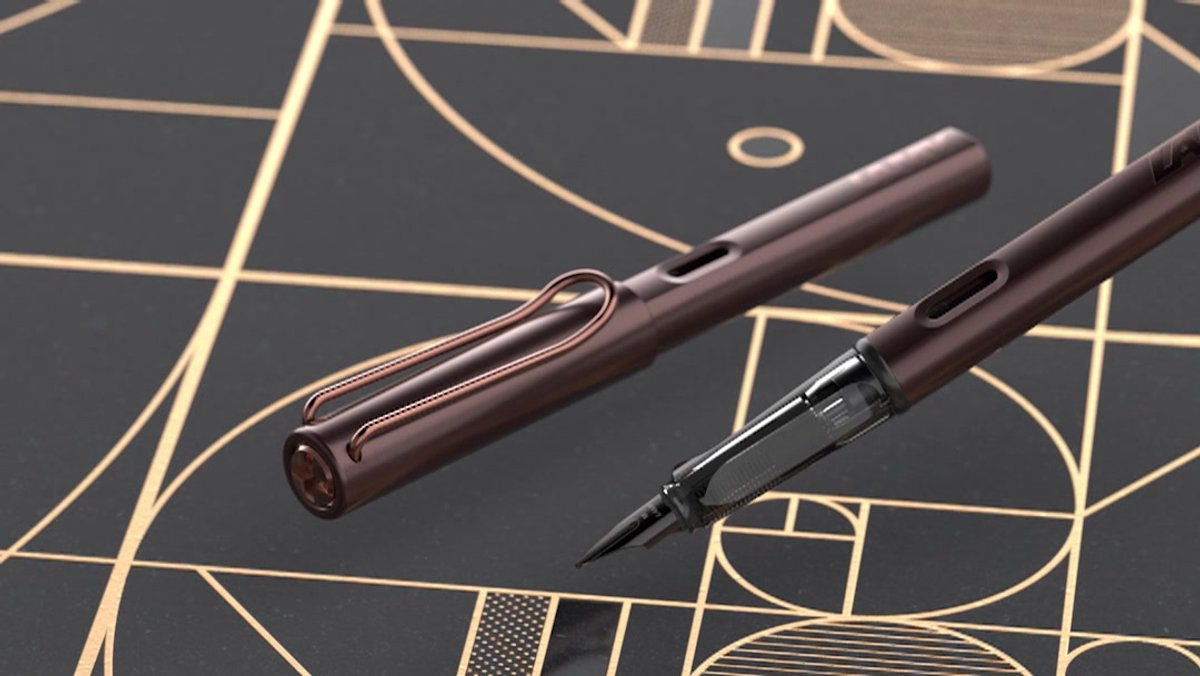 LAMY AL-star vulpen aubergine EF - Aluminium design