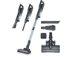 HV 7151 S'Power Slim snoerloze stofzuiger - Lichtgewicht met 1.5 kg - Krachtige accu tot 45 minuten in Eco-modus - In hoogte verstelbaar - met HEPA-filter en div. accesoires