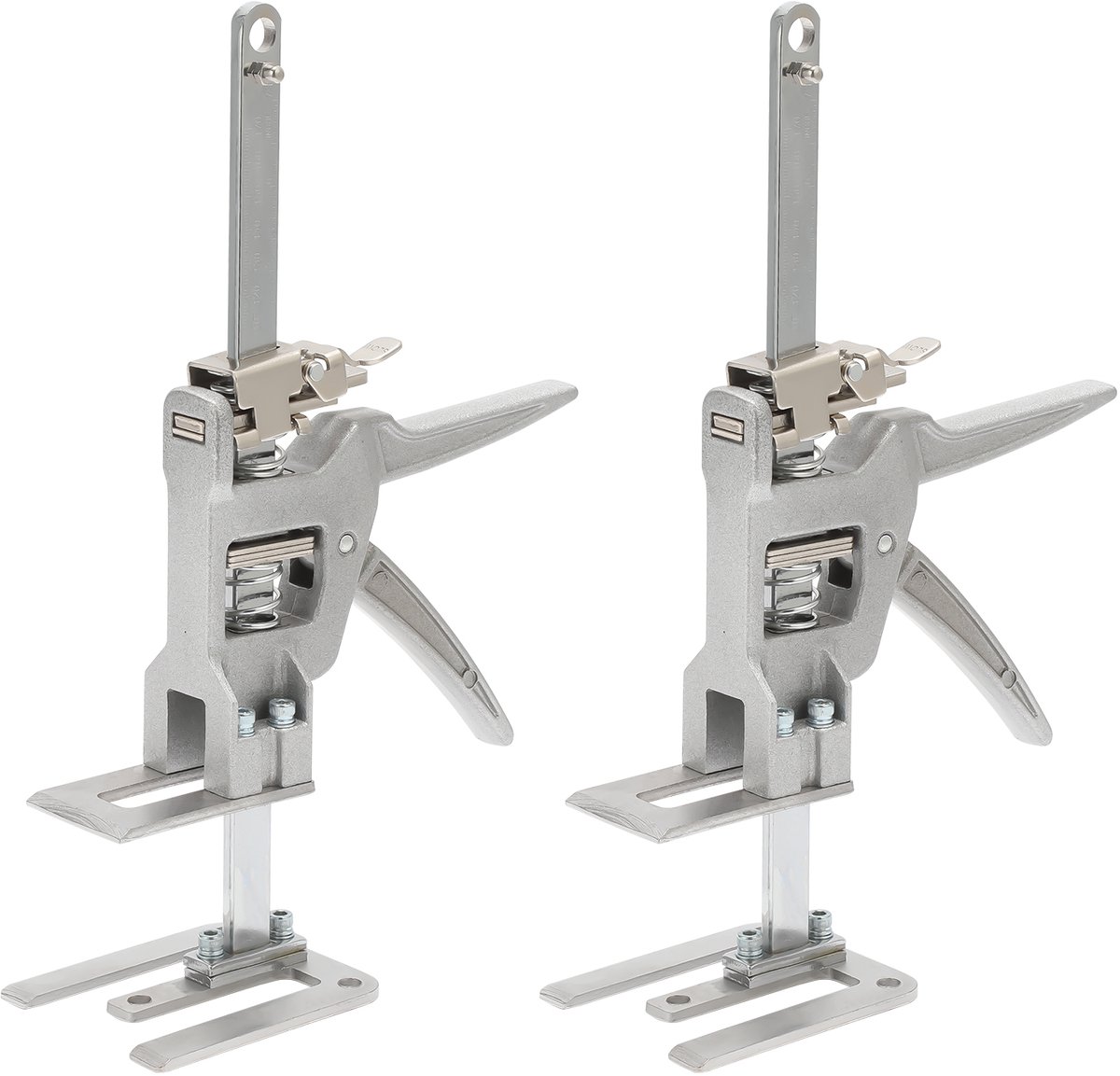 Handkrik 2pcs Meubellifter Meubelverplaatser Platenlift Badkamer Armlifter Arbeidsbesparende Arm Platenliften Tot 150kg, verstelbaar 0cm-23cm