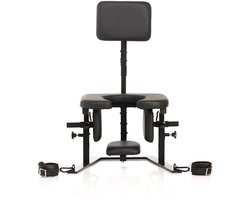 XR Brands - Pleasure Throne Orale Seks Stoel - Zwart