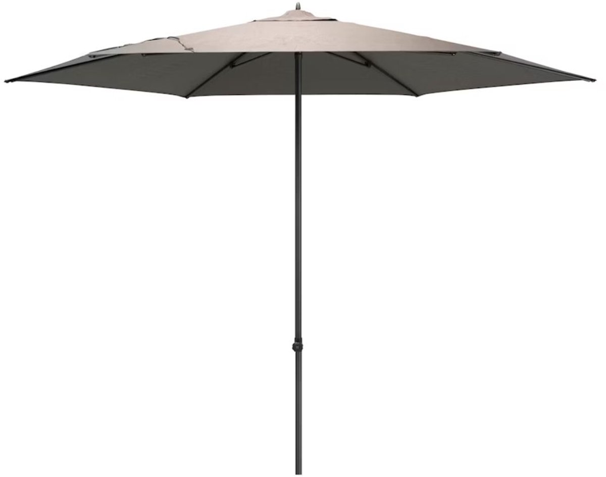Bol.com 4 Seasons Azzurro stokparasol Ø300 cm Charcoal solefin aanbieding