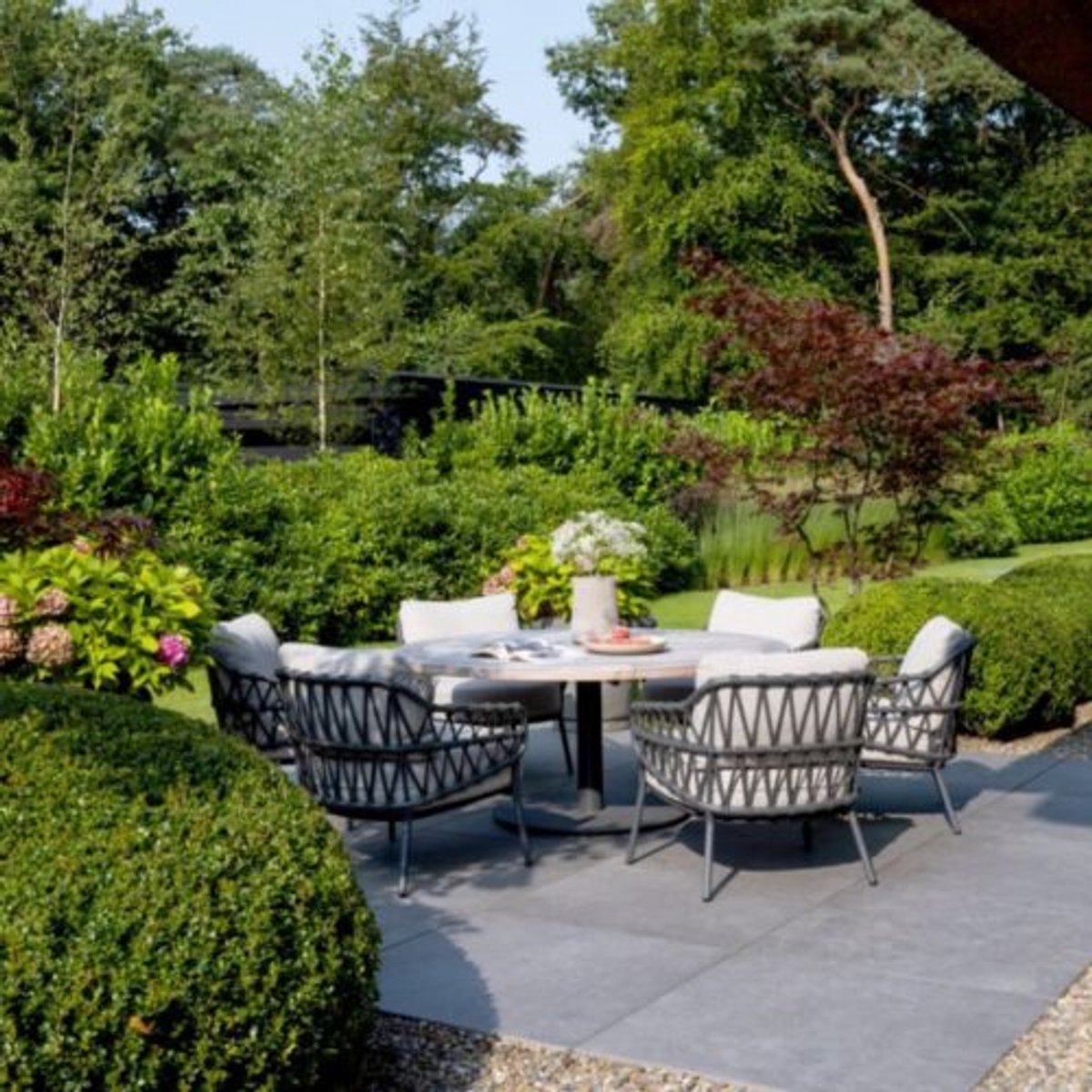 4 Seasons Outdoor Calpi fauteuil lounge dining bas - anthracite