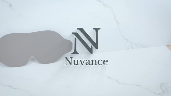 Nuvance Verstelbaar Slaapmasker - 100% Verduisterend - Ademend Traagschuim - voor Mannen, Vrouwen en Kinderen - Oogmasker Slaap