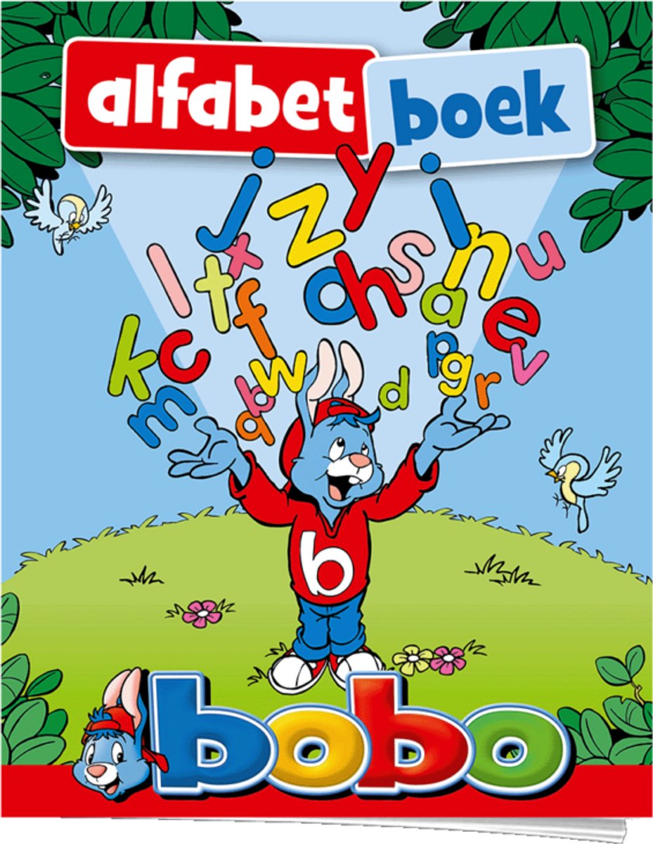 Bobo Alfabetboek - Alfabet Boek Kleuters - Letters Leren Schrijven - 4-6 jaar