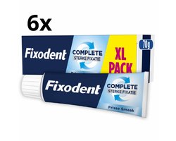 Fixodent Kleefpasta Complete Fresh - 6 x 70 gram - Voordeelverpakking (vervanger van Fixodent Original)
