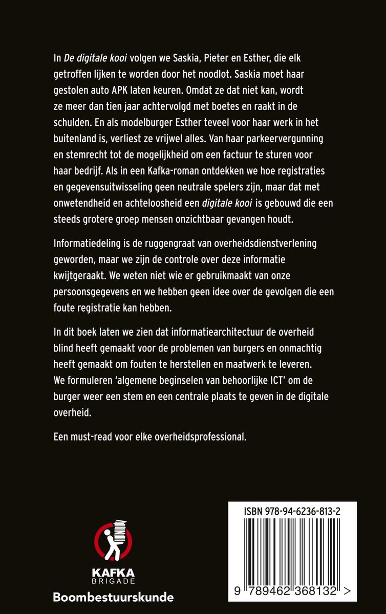 De digitale kooi - back cover