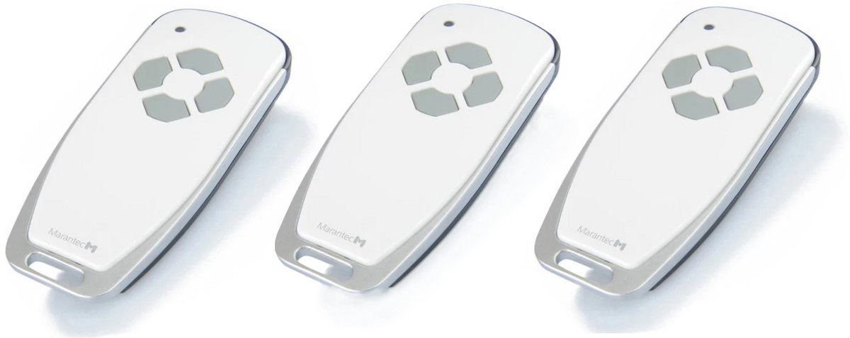 3 stuks Marantec Digital 564 handzender - 4-kanaals 868 Mhz voor Garagedeuren