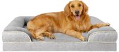 Orthopedische hondenkussen XL - Orthopedisch honden mand - Bed - Bench - Wasbaar - Dog Bed - Panier Chien - Grijs - Dutchwide