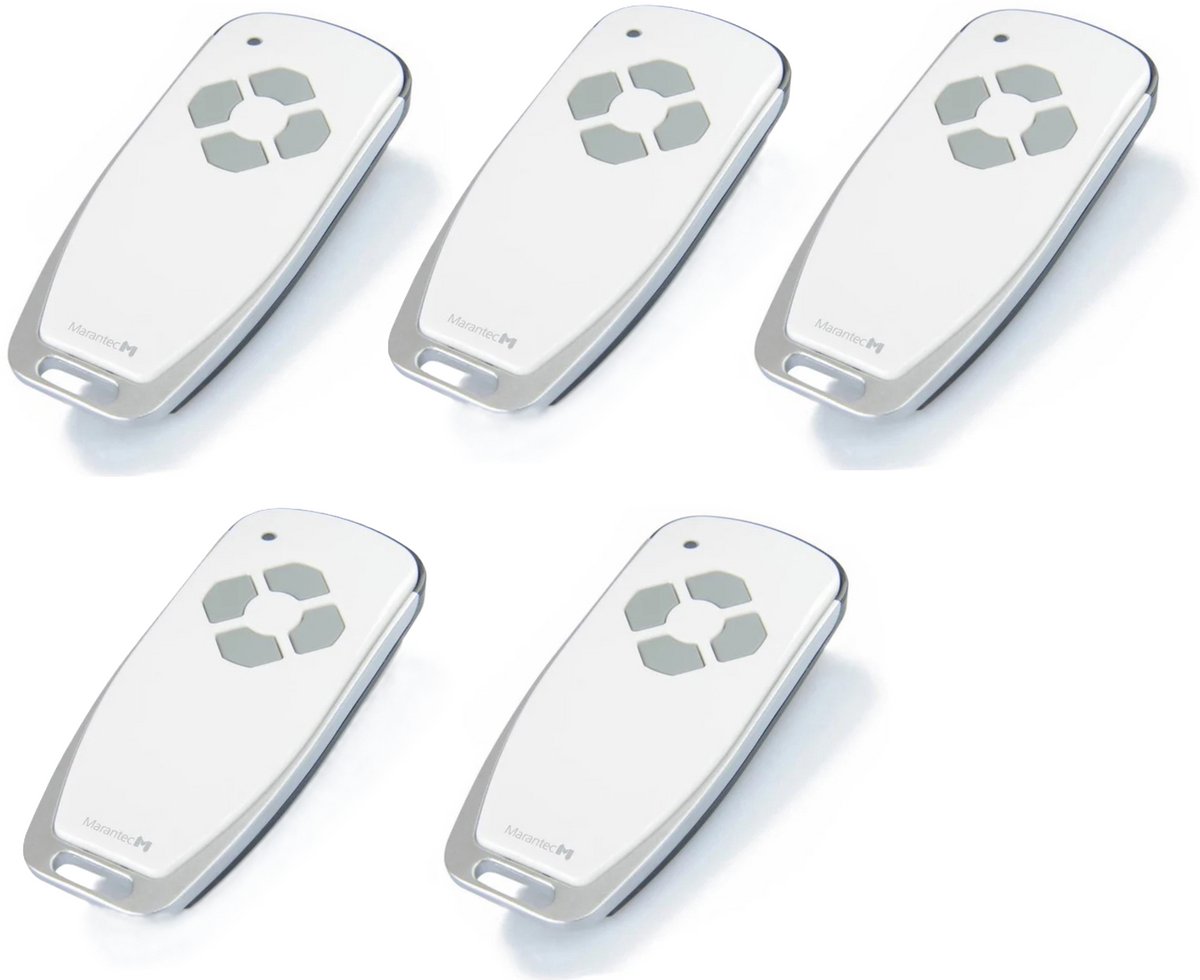 4 + 1 GRATIS Marantec Handzender Digital 564 - 4-Kanaals 868 MHz - Afstandsbediening voor Garagepoorten