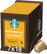 Capsules Starbucks by Nespresso Blond Espresso Roast - 7 boites de 18 tasses à café