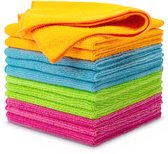 Microvezel vaatdoekjes - 14 stuks - 30x30cm - Geschikt voor raam en ruiten - Auto poetsen - Droogdoek schoonmaak- LUFT