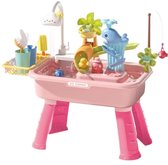 Bol.com LiasToys roze watertafel - Met 23-delig accessoireset - Waterspeelgoed voor kind - Activiteitentafel met water voor de t... aanbieding
