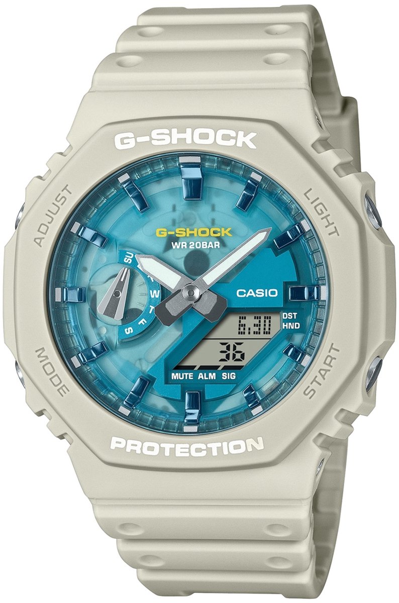G-Shock GA-2100AS-5AER Classic Heren Horloge