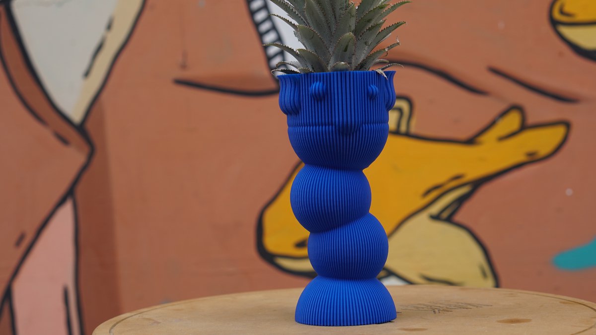 Josef Vaas – Designvaas – 3D Geprint – Moai Stijl