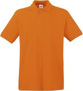 Fruit of the Loom Premium Polo Shirt Oranje XXL