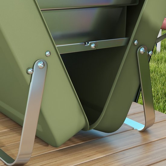 Premie Houtskool barbecue - Draagbare opvouwbare barbecue - Grilloppervlak 32x20cm - mini BBQ van Merkloos — afbeelding 2