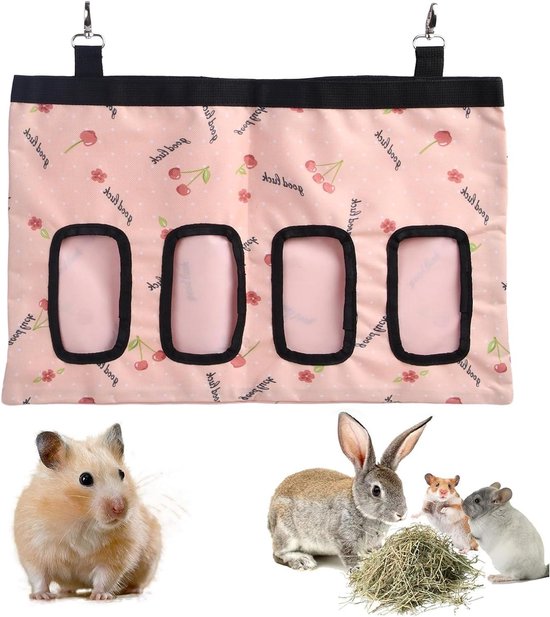 GXGM 2 stuks hooiruif, konijnen, cavia's, chinchilla, biggen, hooi, konijnen, hooioop, voor haas, hamsters, kleine dieren