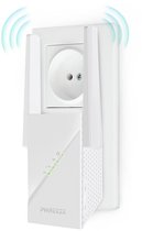 Bol.com Phreeze AX1800 - Wifi Versterker voor Stopcontact - WiFi 6 - 1800 MBps - 2.4G & 5Ghz - Range Extender en Repeater - Gesc... aanbieding