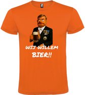 T-shirt Oranje Fête du Roi - Taille XL - Bière We Willem - Style cartoon Oranje festif