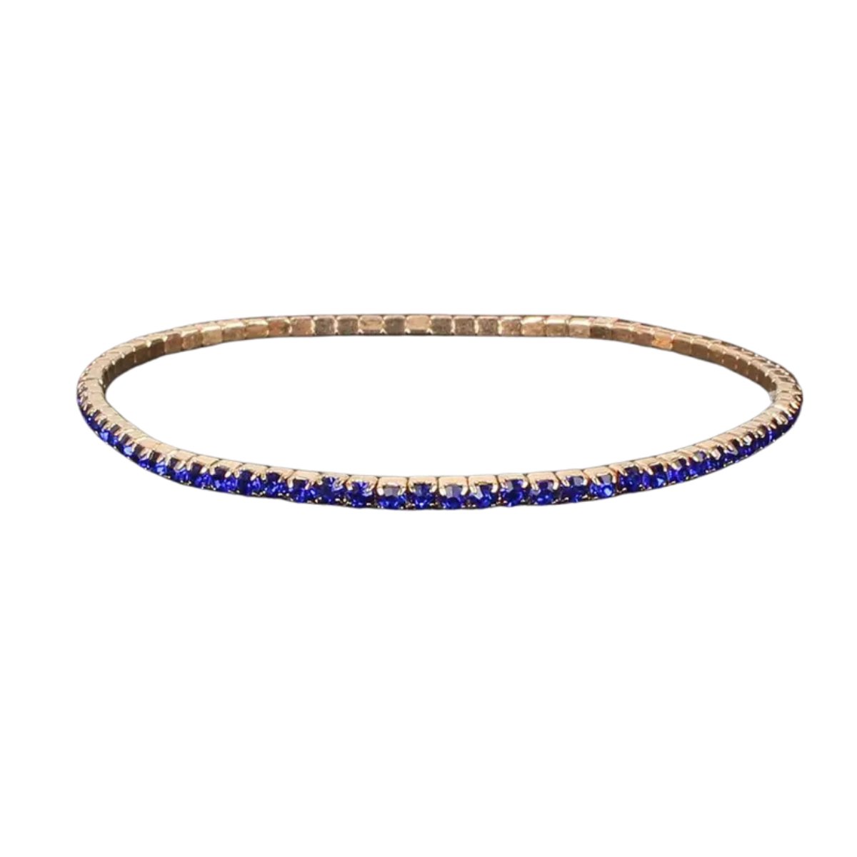 Nivard Armband - Staal - Nep Zilver - Dames - Blauw