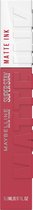 Maybelline New York - SuperStay Matte Ink Lipstick - 155 Savant - Roze - Matte, Langhoudende Lippenstift - 5 ml